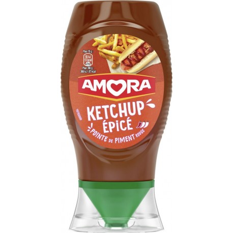 AMORA ketchup épicé 275g