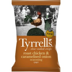 TYRRELLS Chips poulet et oignons caramélisés le sachet 150g