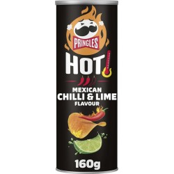 PRINGLES Chips tuiles hot mexican chili et lime 160g