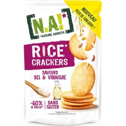 N.A Rice crackers saveurs sel & vinaigre sans gluten ! 85g