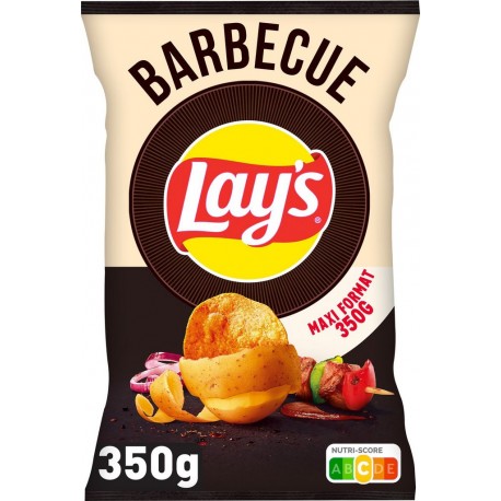 LAY Chips Saveur Barbecue Maxi format 'S 350g