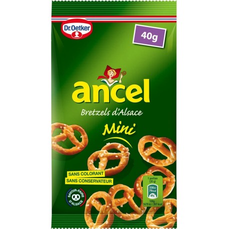 ANCEL Biscuit apéritif Bretzels Mini 40g