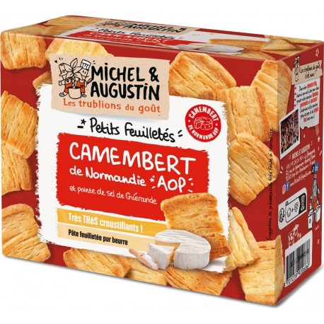 MICHEL ET AUGUSTIN Apéritifs petit feuilletés au camembertAOP 80g