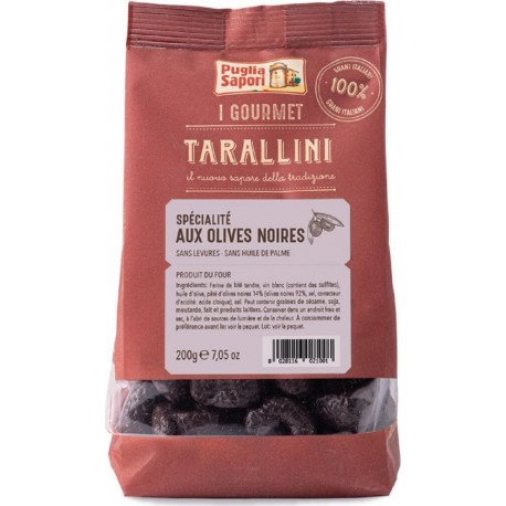 PUGLIA SAPORI Biscuit aux olives noires 100g