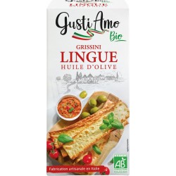 GUSTI AMO BIO Grissini lingue à l'huile d'olive 120g