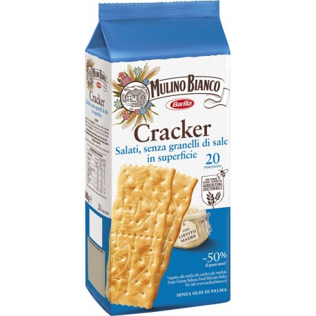 MULINO BIANCO Biscuits apéritifs crackers non salés 500g