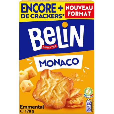 BELIN Crackers emmental Monaco 170g