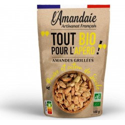 AMANDAIE Amandes grillées poivre citron Bio L' 100g