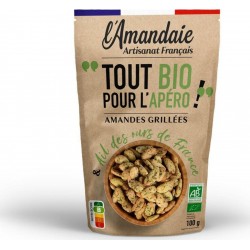 AMANDAIE Amandes grillées ail Bio L' 100g