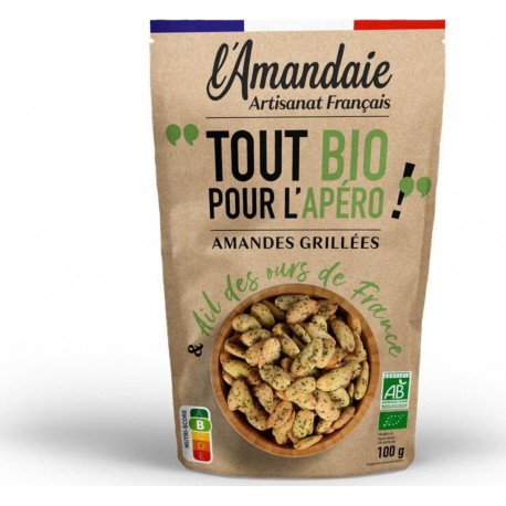 AMANDAIE Amandes grillées ail Bio L' 100g