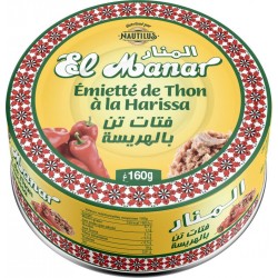 EL MANAR Emietté de thon à la harissa 160g