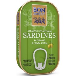 BON APPETIT Sardines à l'Huile d'Olive 120g