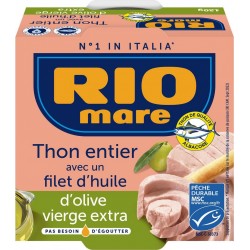 RIO MARE Thon entier huile d'olive vierge extra 120g