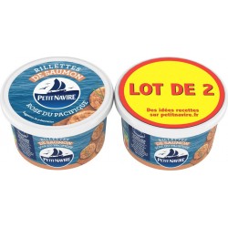 PETIT NAVIRE Rillettes de saumon lot de 2 250g