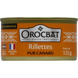 OROCBAT Rillettes de canard 125g