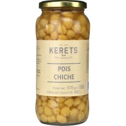 KERETS Pois chiches cuits 400g net égoutté