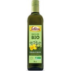 SOLEOU Huile bio colza et olive 0,75L