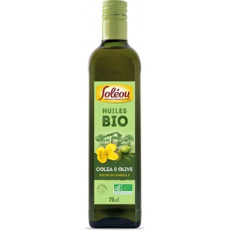 SOLEOU Huile bio colza et olive 0,75L