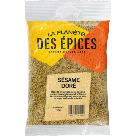 LA PLANETE DES EPICES Sésame doré 100g