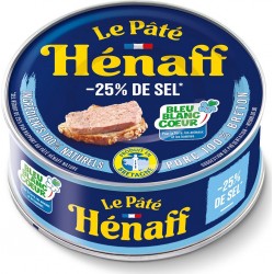 HENAFF Pâté réduit en sel 154g