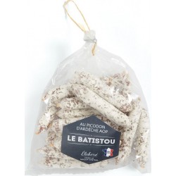 AOP Saucissons sec au picodon d'ardèche pur porc LE BATISTOU 170g