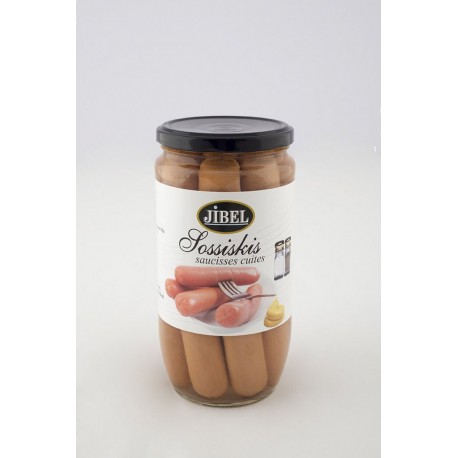 JIBEL Saucisses cuites 815g