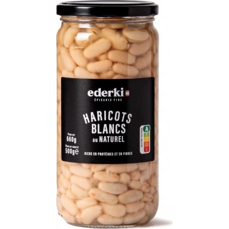 EDERKI Haricots blancs 500g net égoutté