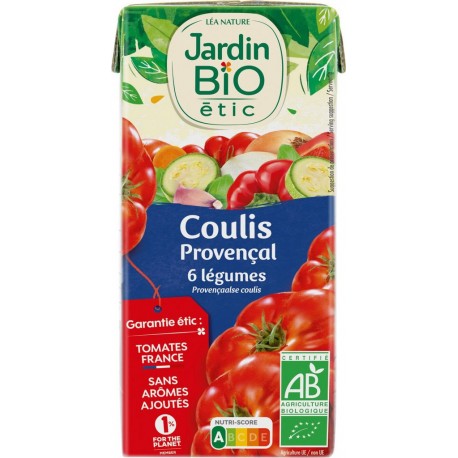 JARDIN BIO Coulis provençal Bio ETIC 340g