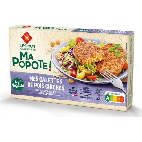 LESIEUR Galettes de pois chiches & riz 200g