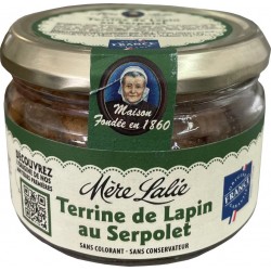 MERE LALIE Terrine de lapin au serpolet 180g