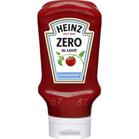 HEINZ Ketchup zéro sel ajouté 230g