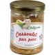 VALLEGRAIN Plat cuisiné cassoulet pur porc Label Rouge 800g