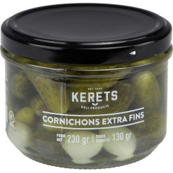 KERETS Cornichons extra fins 130g net égoutté