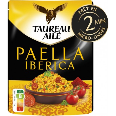 TAUREAU AILE Riz Micro-Ondes Basmati Paëlla Iberica 220g