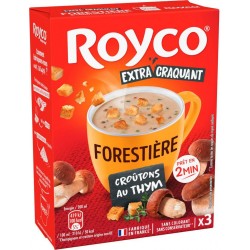 ROYCO Soupe déshydratée forestière et croutons au thym 3 sachets