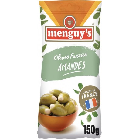 MENGUY Olives vertes farcies aux amandes 'S 150g