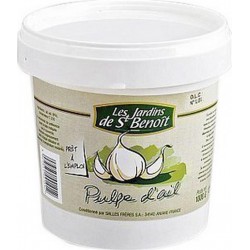 LES JARDINS DE ST BENOIT Pulpe d'ail 1Kg