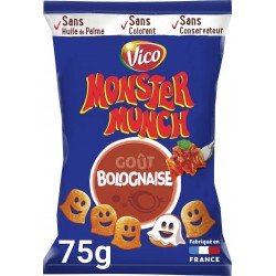 MONSTER MUNCH Biscuit apéritif bolognaise 75g