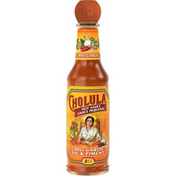 CHOLULA Sauce piquante ail et piment 150ml