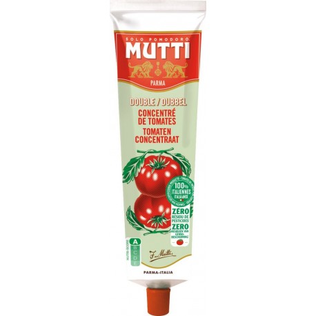 MUTTI Double concentré de tomates le tube de 130g