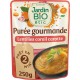 JARDIN BIOLOGIQUE Plat cuisiné purée gourmande lentille corail carotte bio 250g