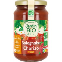 JARDIN BIO Sauce tomate bolognaise chorizo Bio ETIC 350g