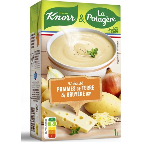 LA POTAGERE Velouté de Pomme de Terre Gruyère 1L