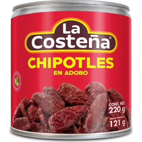 LA COSTENA Piments fumés 121g net égoutté