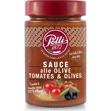 POLLI Sauce tomates et olives 190g