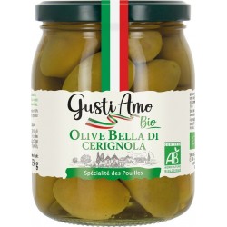 GUSTA AMO BIO Olives cerignola bio 550g