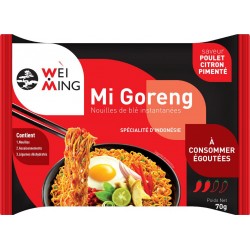 MI GOREN WEI MING Plat cuisiné nouille hot poulet & citron 70g