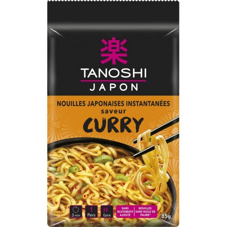 TANOSHI Nouilles instantanées Blé curry 85g