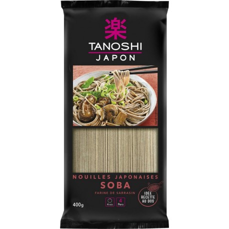 TANOSHI Nouilles seches Soba 400g