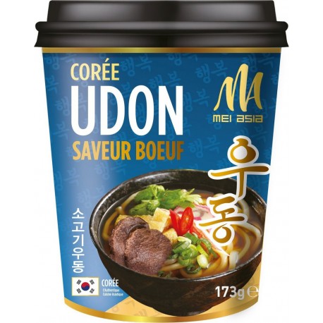 MEI ASIA Nouilles udon cup bœuf 173g